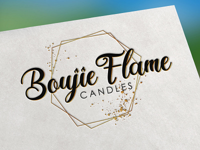 Bouyie Flame Candles Logo Design for my fiverr client adobe illustrator adobe photoshop brand icon branding branding design design graphic design illustration logo ui