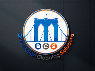 Breuckelen Cleaning Solutions Logo design for my fiverr client