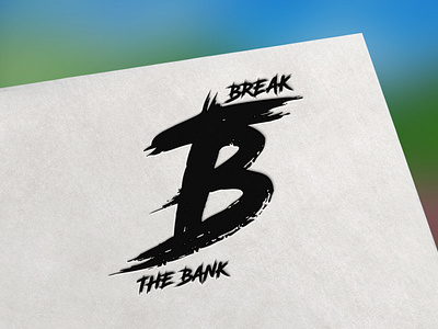 Break the Bank logo design for my fiverr client