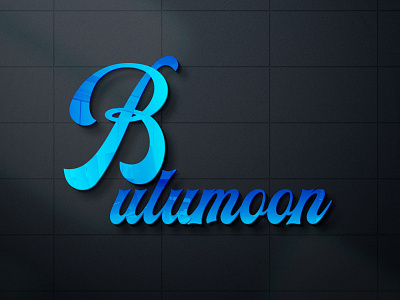 Bulumoon logo design for my fiverr client