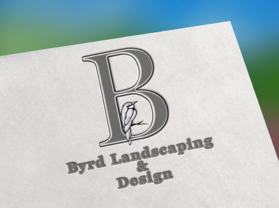Byrd landscaping & Design for my fiverr client adobe illustrator adobe photoshop brand icon branding branding design design graphic design illustration logo ui