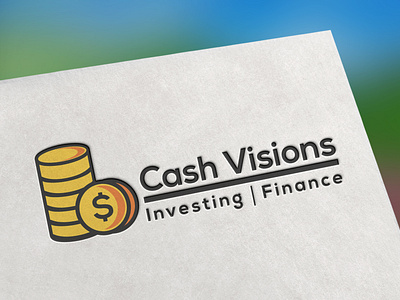 Cash Visions Investing Finance logo design for my fiverr client