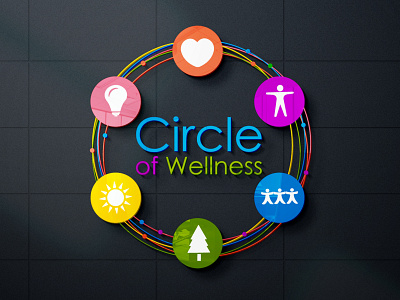 Circle of Wellness Logo design for my fiverr client adobe illustrator adobe photoshop brand icon branding branding design design graphic design illustration logo ui