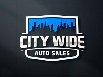 City Wide Auto Sales logo design for my fiverr client