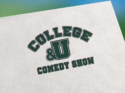 College & U Comedy Show logo design for my fiverr client adobe illustrator adobe photoshop brand icon branding branding design design graphic design illustration logo ui