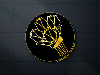 Luxury Flower logo design for my fiverr client