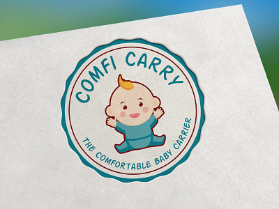 Comfi Carry logo design for my fiverr client adobe illustrator adobe photoshop brand icon branding branding design design graphic design illustration logo ui