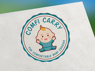 Comfi Carry logo design for my fiverr client