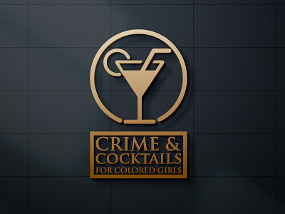 Crime & Cocktails Logo design for my fiverr client