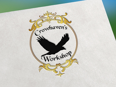 Crowhaven's Workshop Logo design for my fiverr client adobe illustrator adobe photoshop brand icon branding branding design design graphic design illustration logo ui