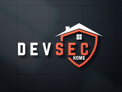 DEVSEC Home Logo design for my fiverr client adobe illustrator adobe photoshop brand icon branding branding design design graphic design illustration logo ui