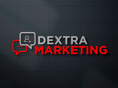 Dextra Marketing Logo design for my fiverr client adobe illustrator adobe photoshop brand icon branding branding design design graphic design illustration logo ui