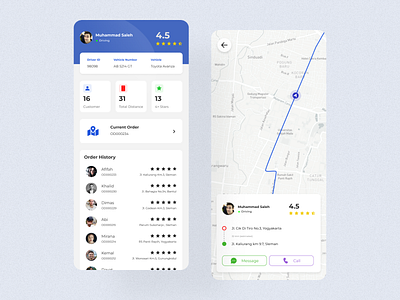 View Map Tracking App android app appdesign apps design driver figma ios javancoid map mobile mobile app mobile tracking tracking tracking app ui uiux user experience user interface ux