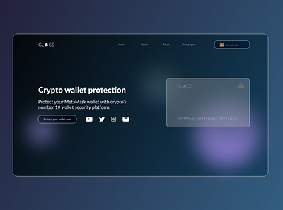 Crypto Wallet Website - Landing Page branding crypto crytpo landing page design graphic design homepage illustration landing page logo ux vector webdesign webpage website