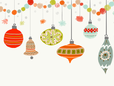 December 18th: Hanging Ornaments by Emily Harris on Dribbble