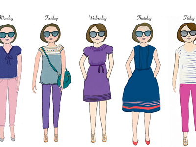 Outfit Sketches by Emily Harris on Dribbble