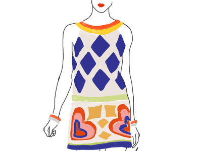 Moschino RTW Spring 2013 fashion illustration fashion week illustration sketch