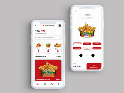 Food Delivery App | Concept Design app design app ui design figma graphic design landing page design mobile app design mobile design ui ui design uiux ux design