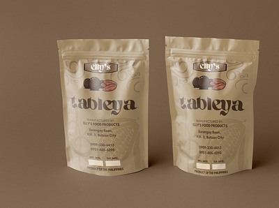 Elly's Tableya Packaging | Concept Design brand identity branding design food packaging design graphic design illustration packagin design