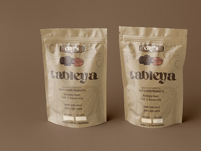 Elly's Tableya Packaging | Concept Design