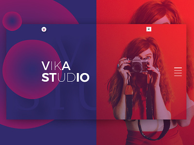Vika Creative PSD Template Coming Soon creative design dribbble hero banner home page ideas inspiration landing pro