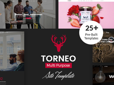 Thumb agency creative design multi purpose personal portfolio restaurant
