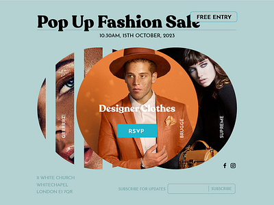 Pop Up Fashion Sale