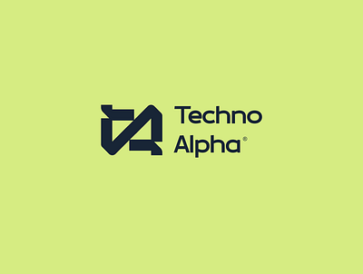 Techno Alpha© - Visual Identity branding design graphic design icon illustration logo typography ui ux vector