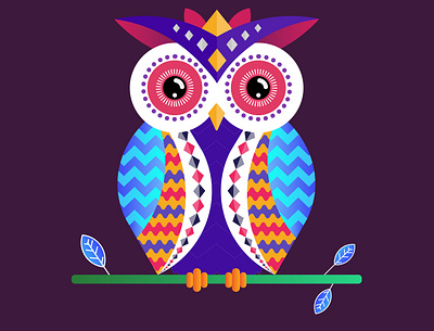 OWL ILLUSTRATION design digital art graphic design illustration owl owl illustration vector vector art vector design