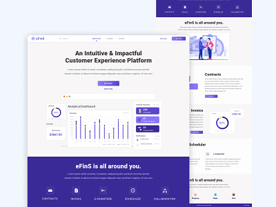 Financial Website branding ui ux