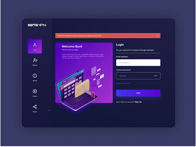 VPN Web Apps branding ui ux