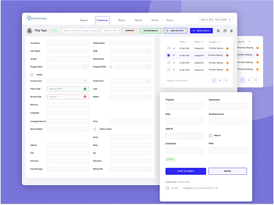 Dashboard | Form branding ui ux