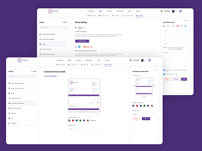 FinTech Dashboard branding ui ux