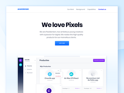 Pixeldenker Website