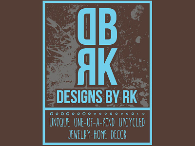 Designs by RK branding decor design home decor jewelry logo logo design retro unique vintage