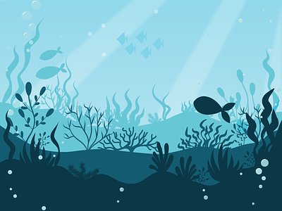 undersea world design graphic design illustration