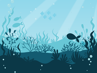 undersea world by FoMaribell on Dribbble