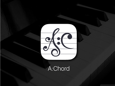 Daily Ui 3- App Icon app black classic icon instrumental music white