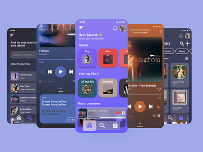 Music App Design