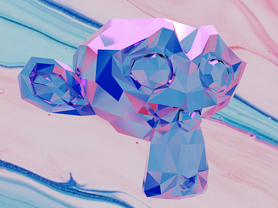 Blender 3d Abstract Monkey