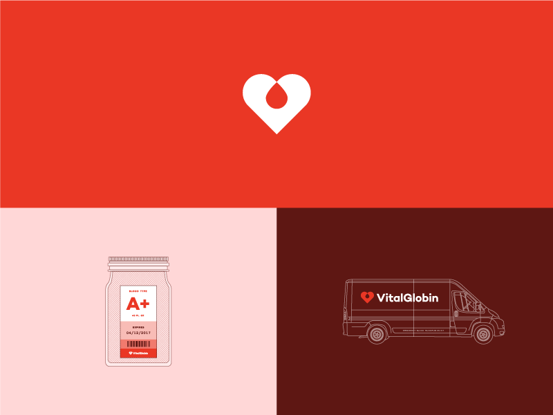 Free Friday - VitalGlobin Branding health blood livory packaging branding globin vital friday free
