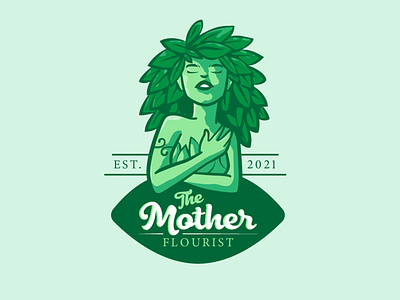 The Mother branding design graphic design illustration logo sticker vector