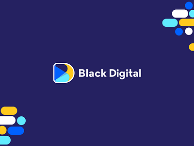 Black Digital Logo Design adobe brand design branding business branding design graphic design illustration logo logo design vector