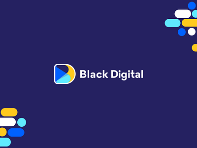 Black Digital Logo Design