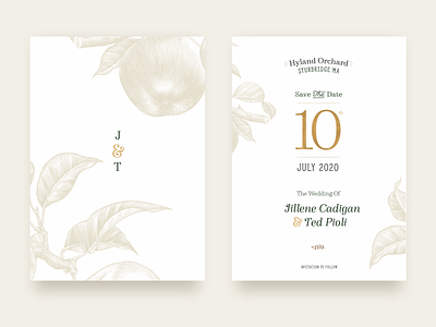 Save The Date abstract apple beer botanical brewery etching hyland illustration invitation line drawing new england orchard plant save the date save the dates wedding wedding card wedding invitation wedding invite wedding stationary