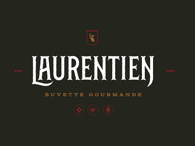 Laurentien: Typeface and Color Exploration alcohol bar branding icon illustration leaf logo packaging restaurant typography