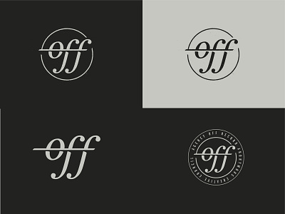 Off branding icon identity illustration lettering logo off system typography vector