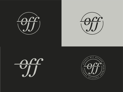 Off branding icon identity illustration lettering logo off system typography vector