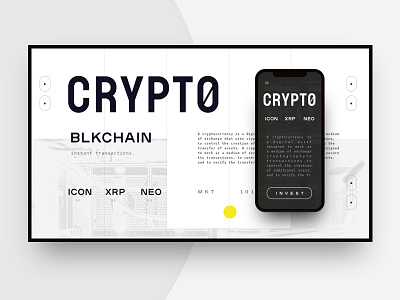 cryptocurrency bitcoin block blockchain brand crypto cryptocurrency ico ui ux website