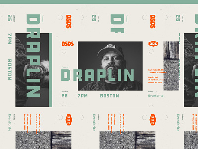 BSDS | Aaron Draplin aaron bay state design shop branding bsds ddc draplin event layout meetup typography
